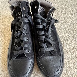 Candace Cooper  Black High-Top Tennis Shoes
